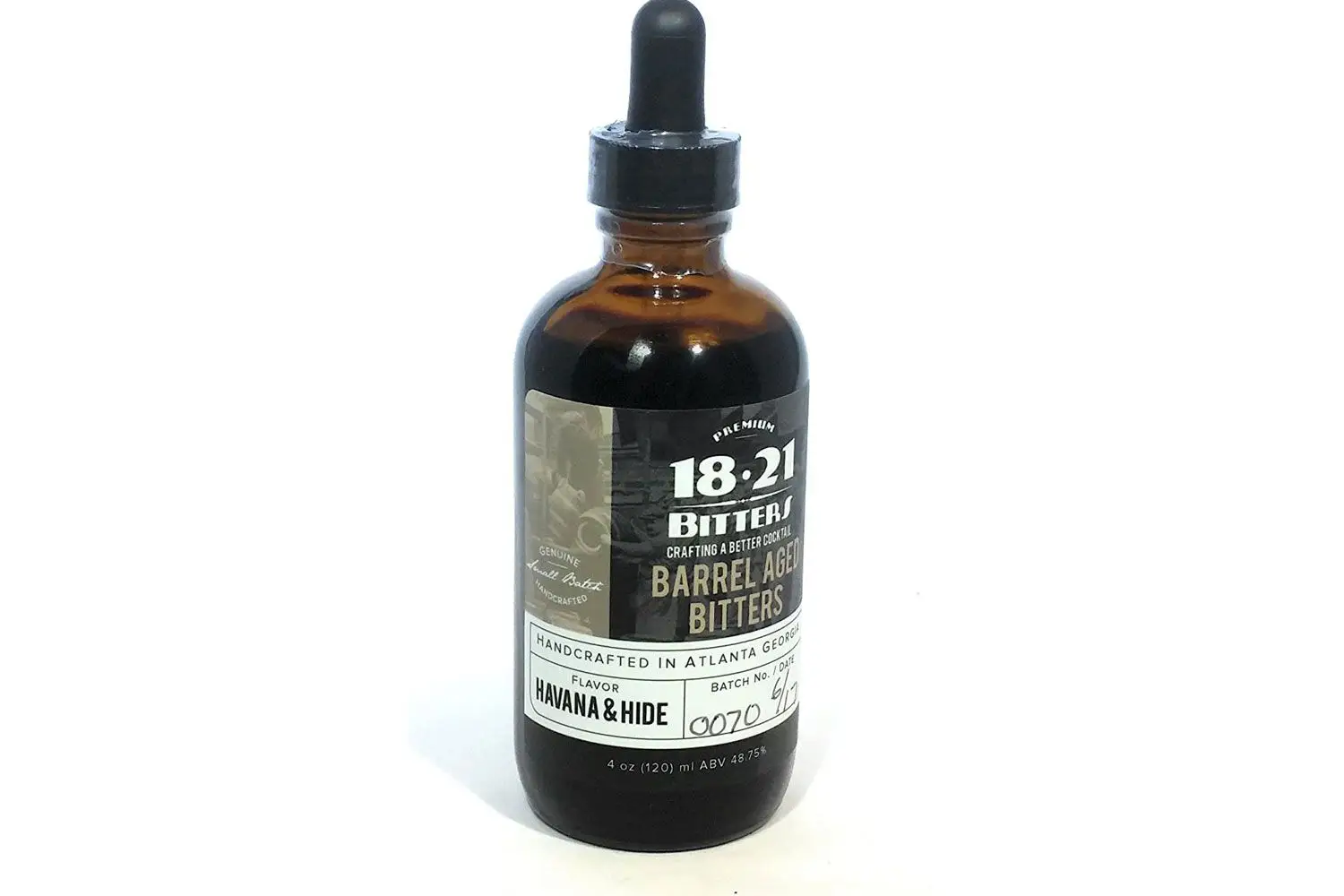 18.21 Barrel Aged Havana & Hide Bitters