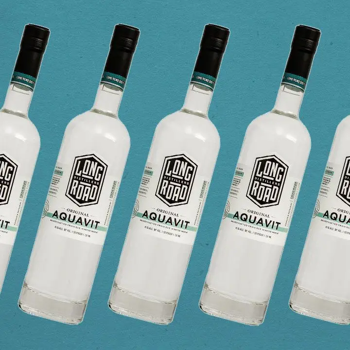 Long Road Distillers Aquavit bottle