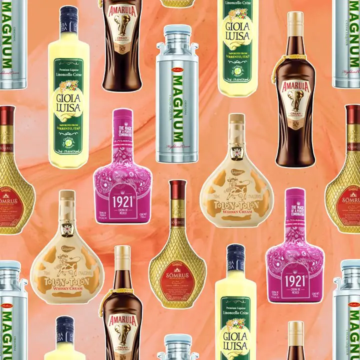 cream liqueur bottles