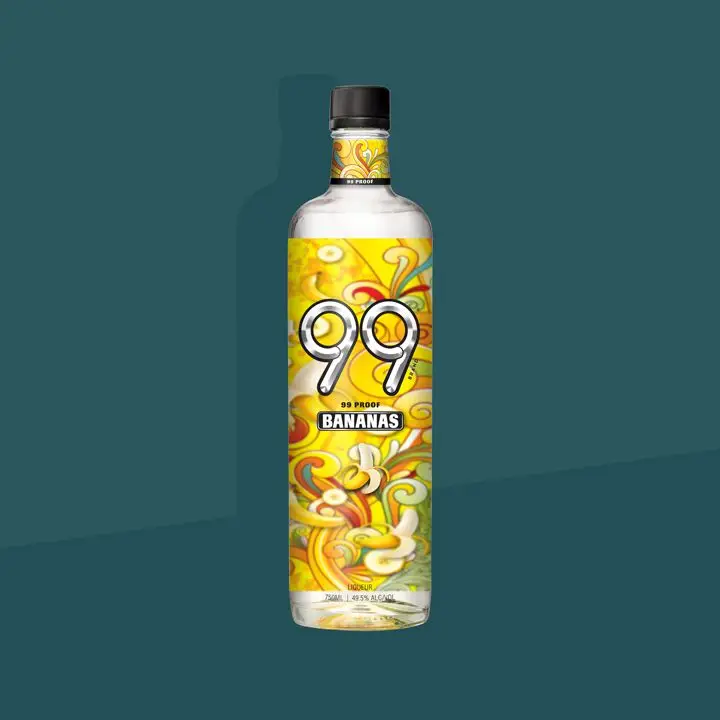 99 Bananas Liqueur bottle