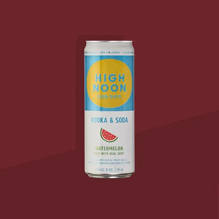 Revisão de Hard Seltzer de melancia alta do meio -dia