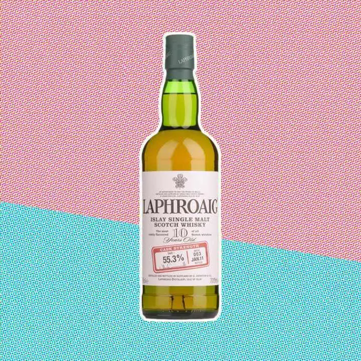 Laphroaig Single Malt Scotch Whiskey 10 Year Cask Strength