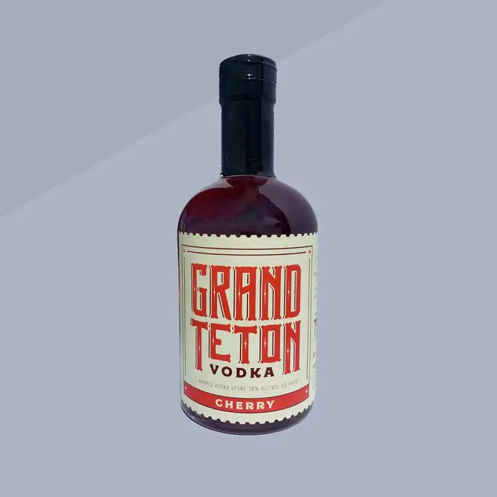 Grand Teton Vishnovka Cherry Vodka bottle