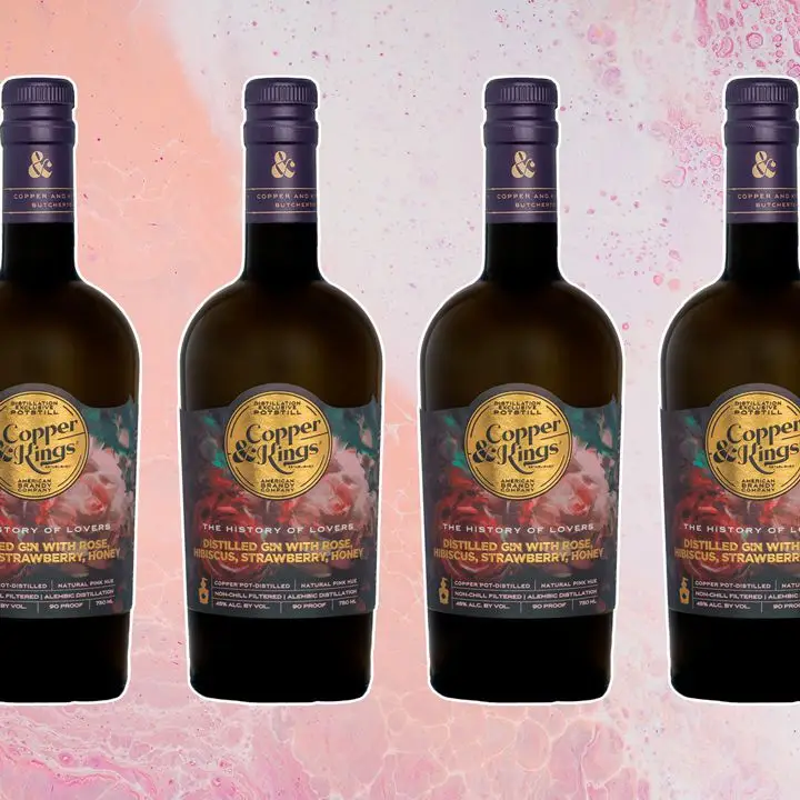 Cooper & Kings The History of Lovers Gin bottle