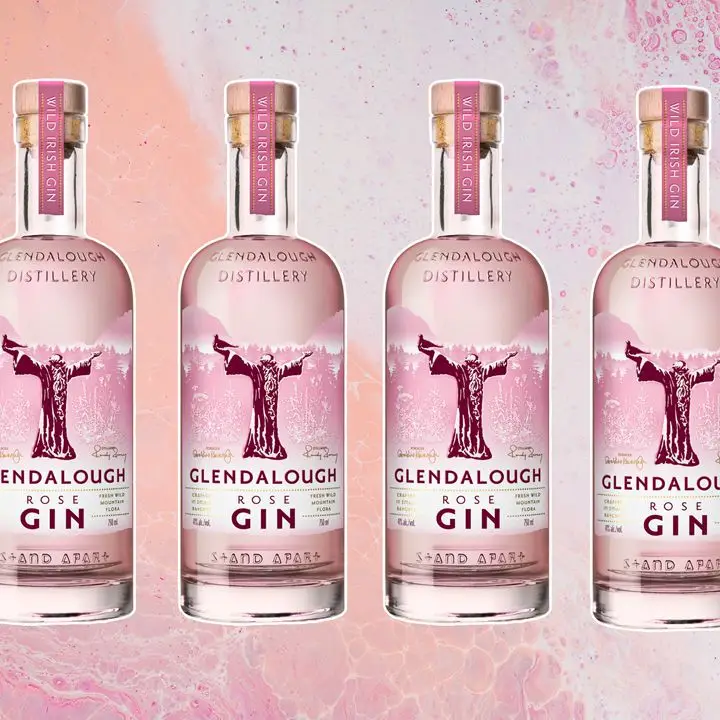 Glendalough Rose Gin bottle