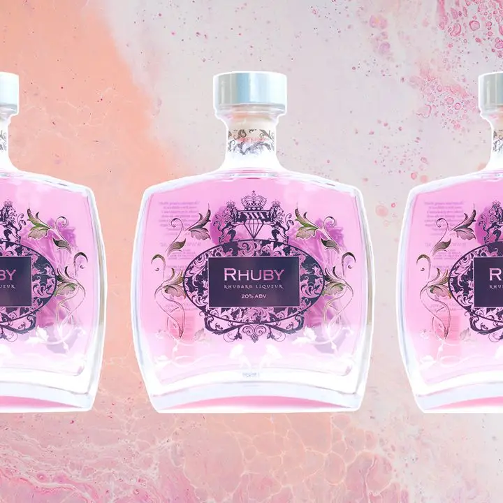 Rhuby Rhubarb Liqueur bottle