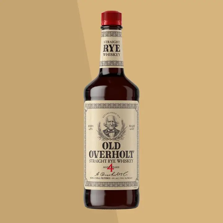Old Overholt 4-year-old rye whiskey