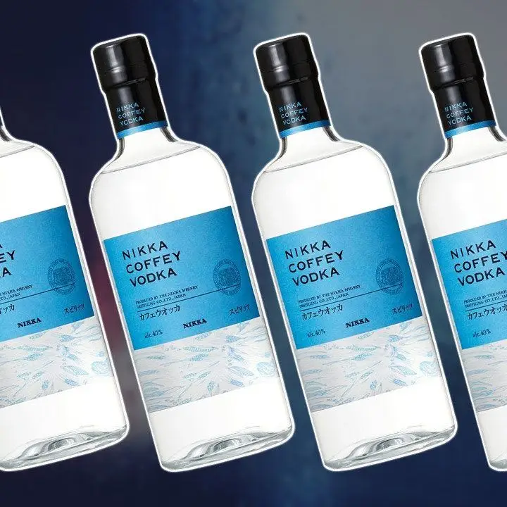 Nikka Coffey Vodka bottles