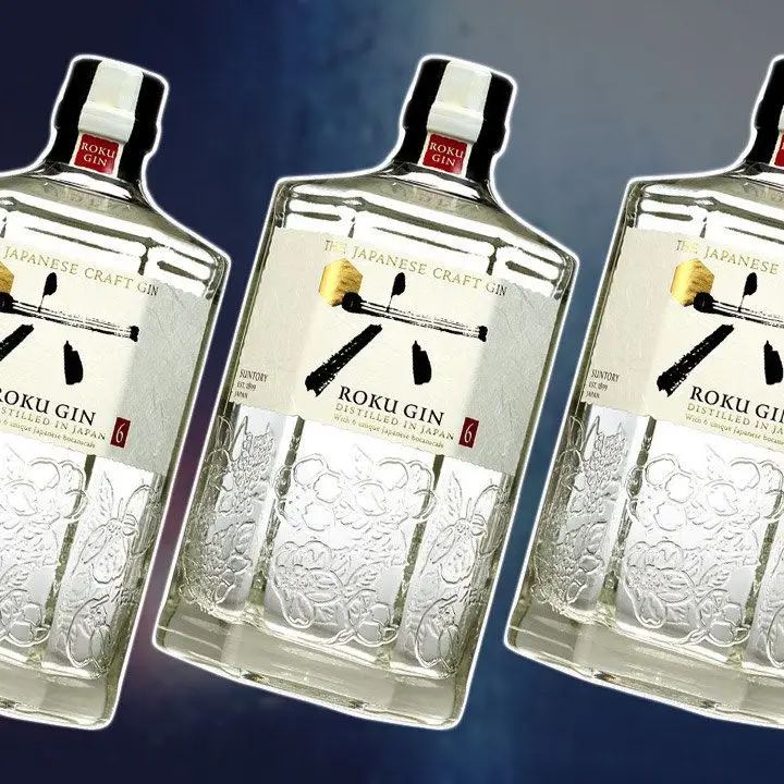 Suntory Roku Gin bottles