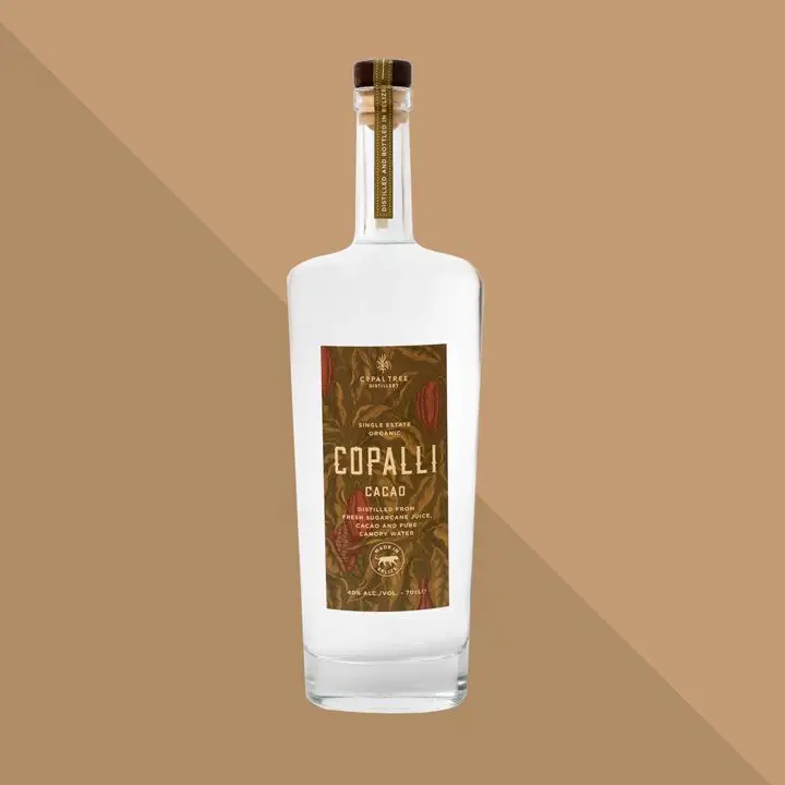 Copalli Cacao rum bottle