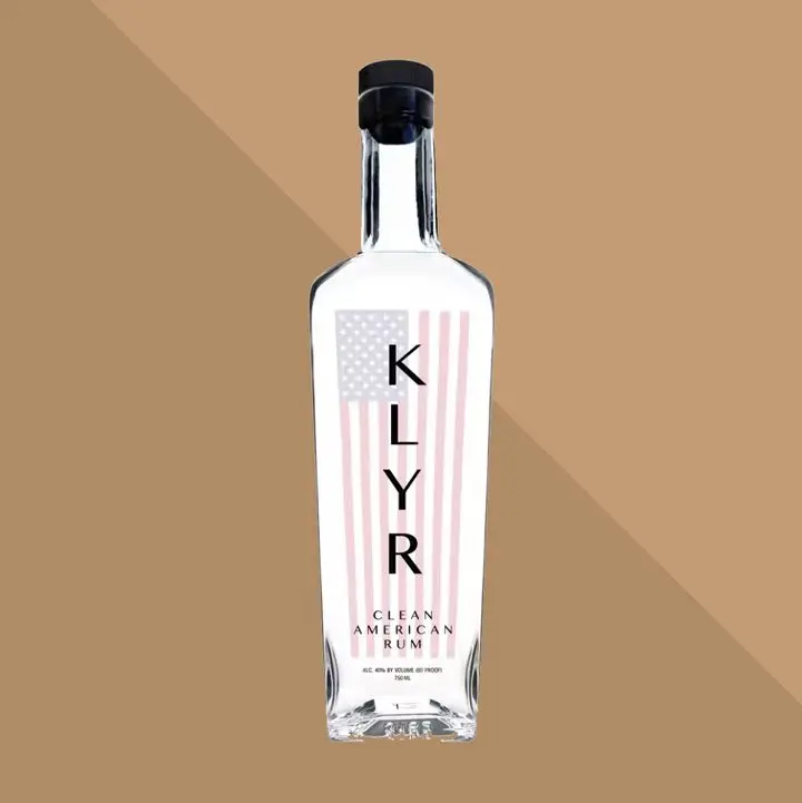 KLYR rum bottle