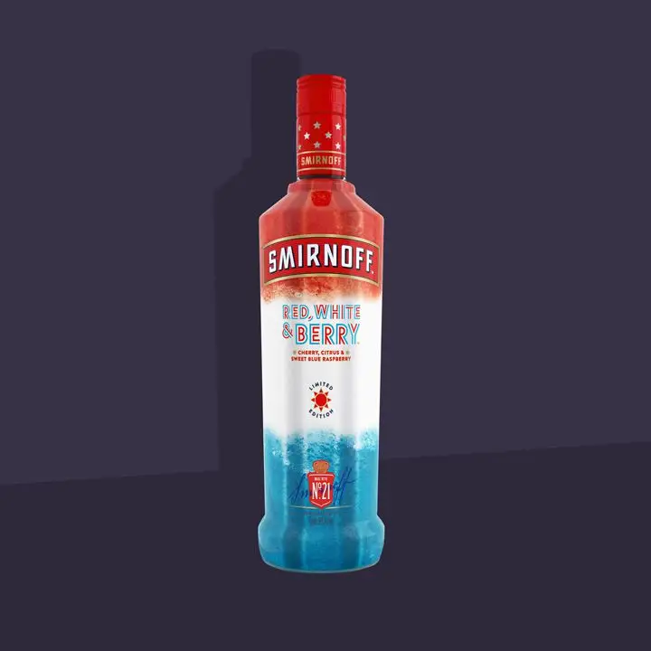 Smirnoff Red White and Berry bottle