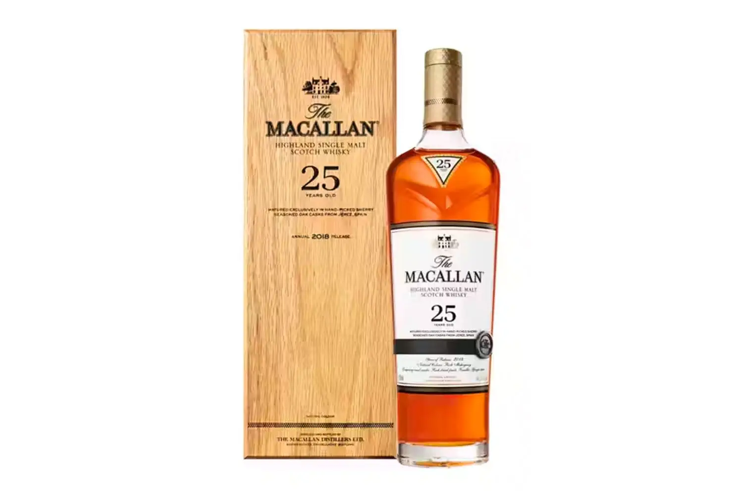 The Macallan Sherry Oak 25 Year Old Single Malt Scotch Whisky