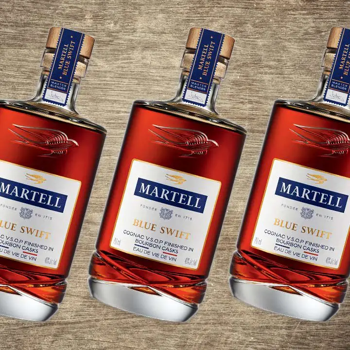 martell blue swift vsop cognac
