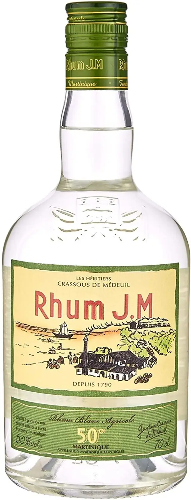 Rhum J.M. White Agricole Rum