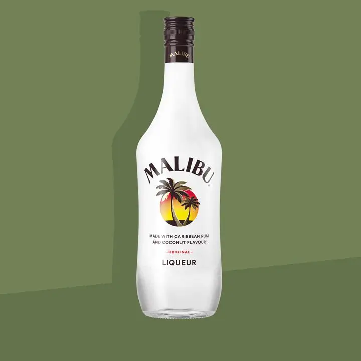 Malibu Original Caribbean Rum bottle