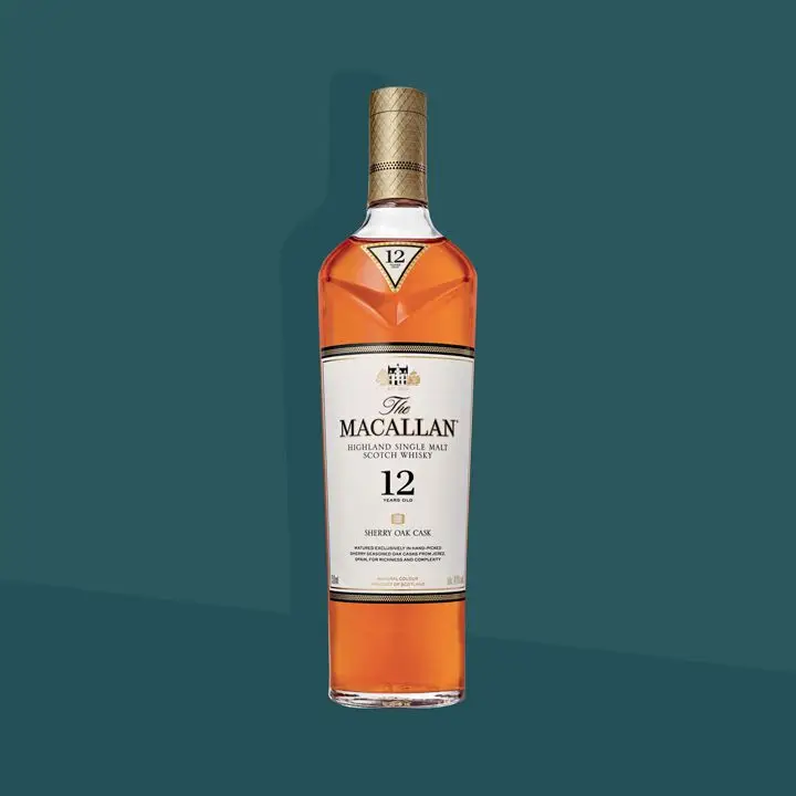 The Macallan 12 Year Scotch bottle
