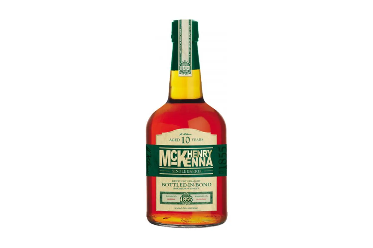 Henry McKenna Single Barrel 10 Year Old Kentucky Straight Bourbon Whiskey