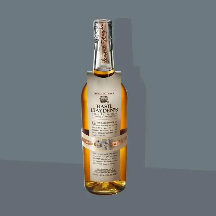 Basil Haydens Kentucky Straight Bourbon Whiskey bottle