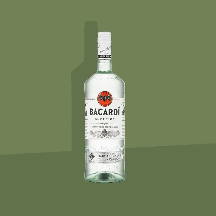 Bacardi Superior White Rum bottle