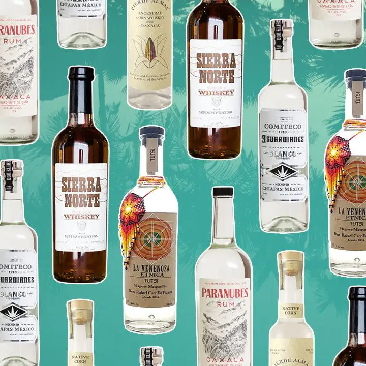 Mexican Spirits bottles