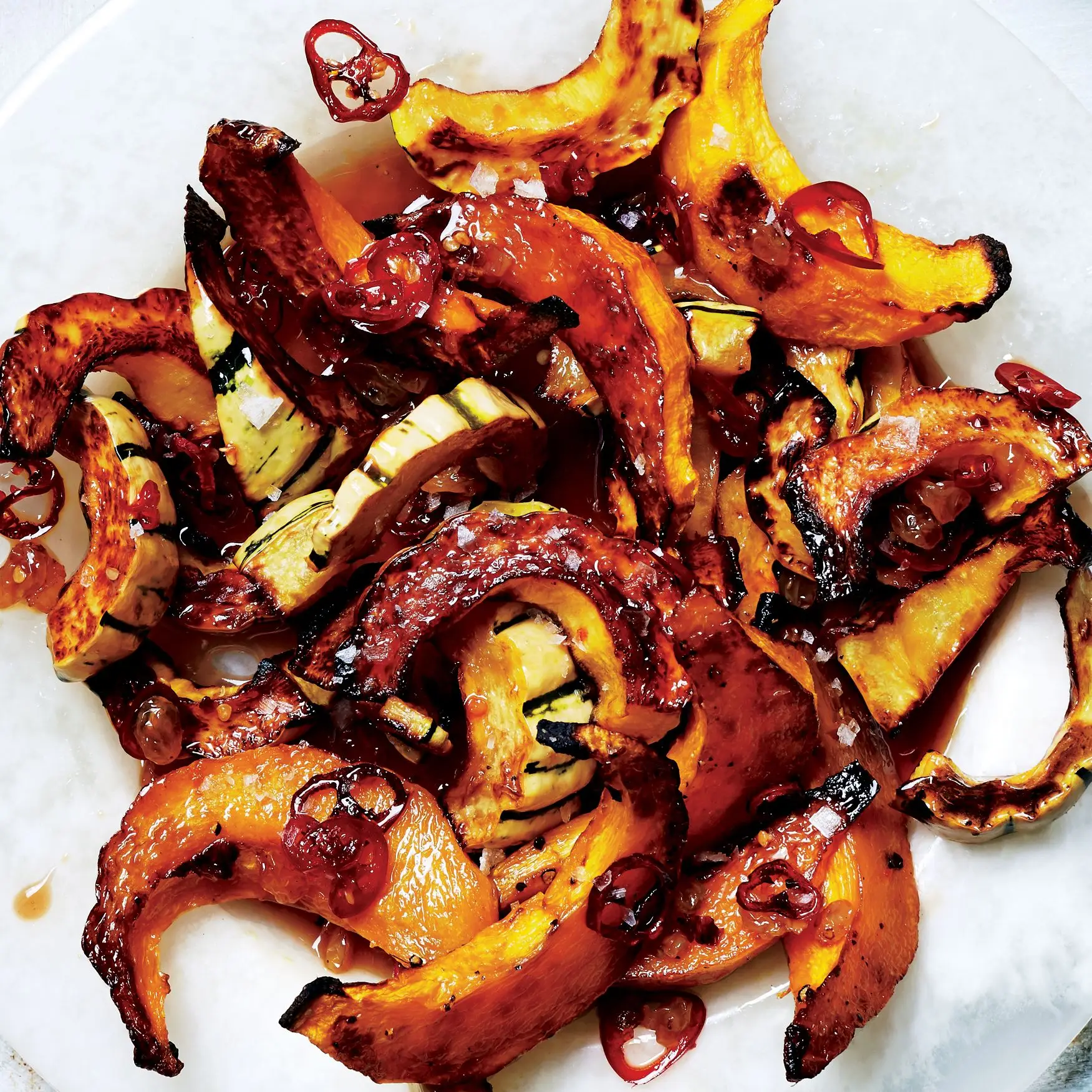 Abóbora de inverno doce e azedo