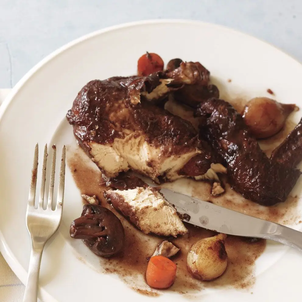 Galo rápido em vinho