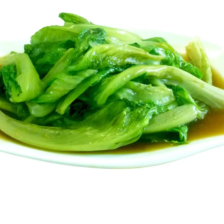 Alface de alho frito