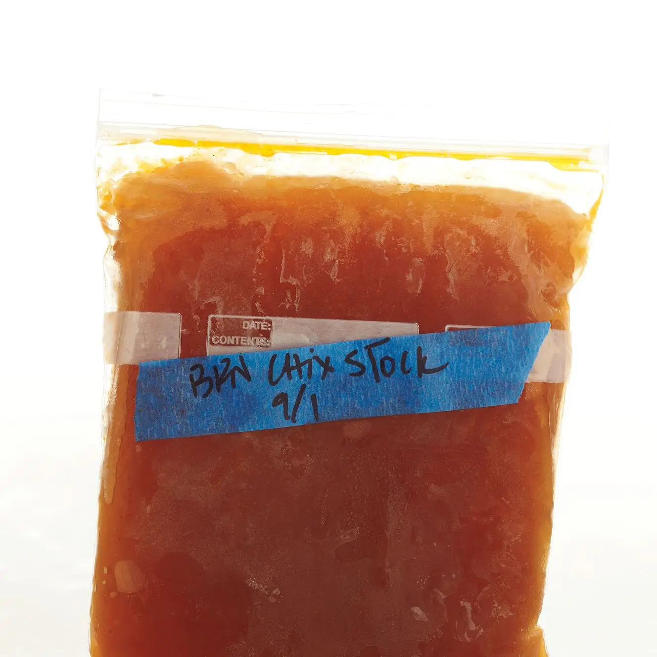 Caldo de galinha marrom