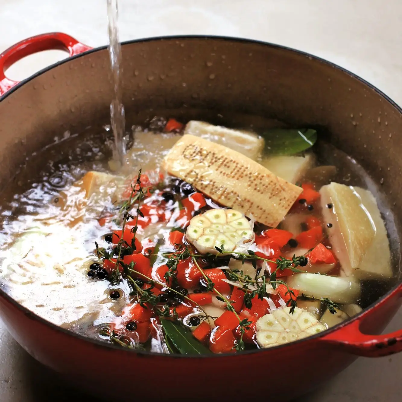 Caldo parmesão (caldo parmesão)