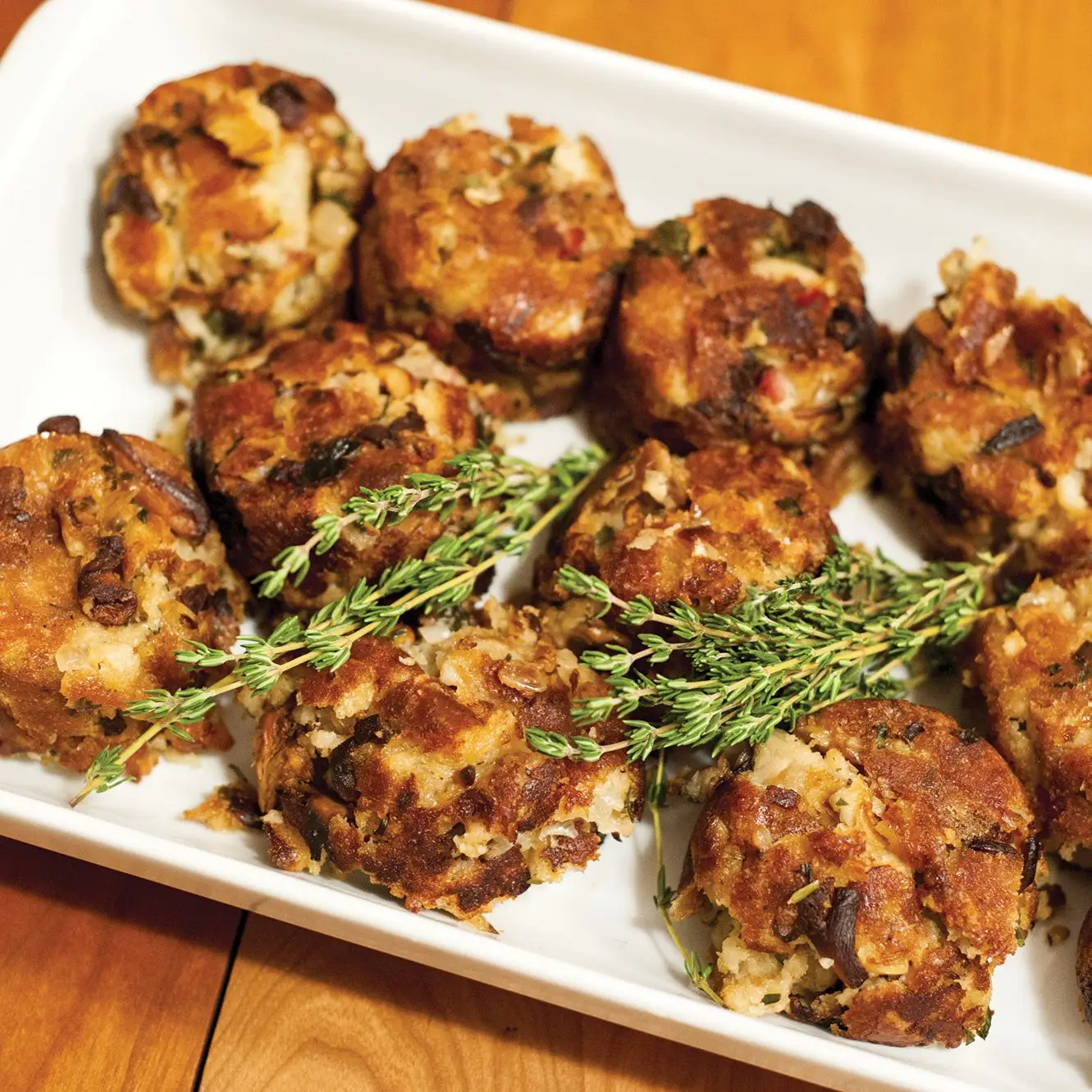 Chanterelle de duas vias e recheio de pão