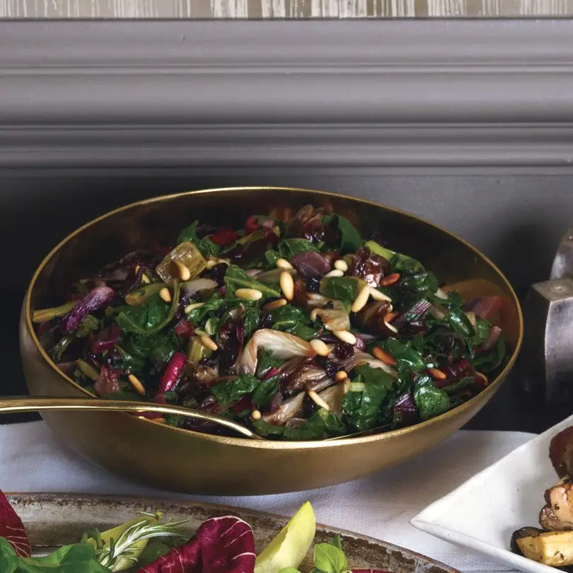 Chand para o arco -íris e Radicchio refogue