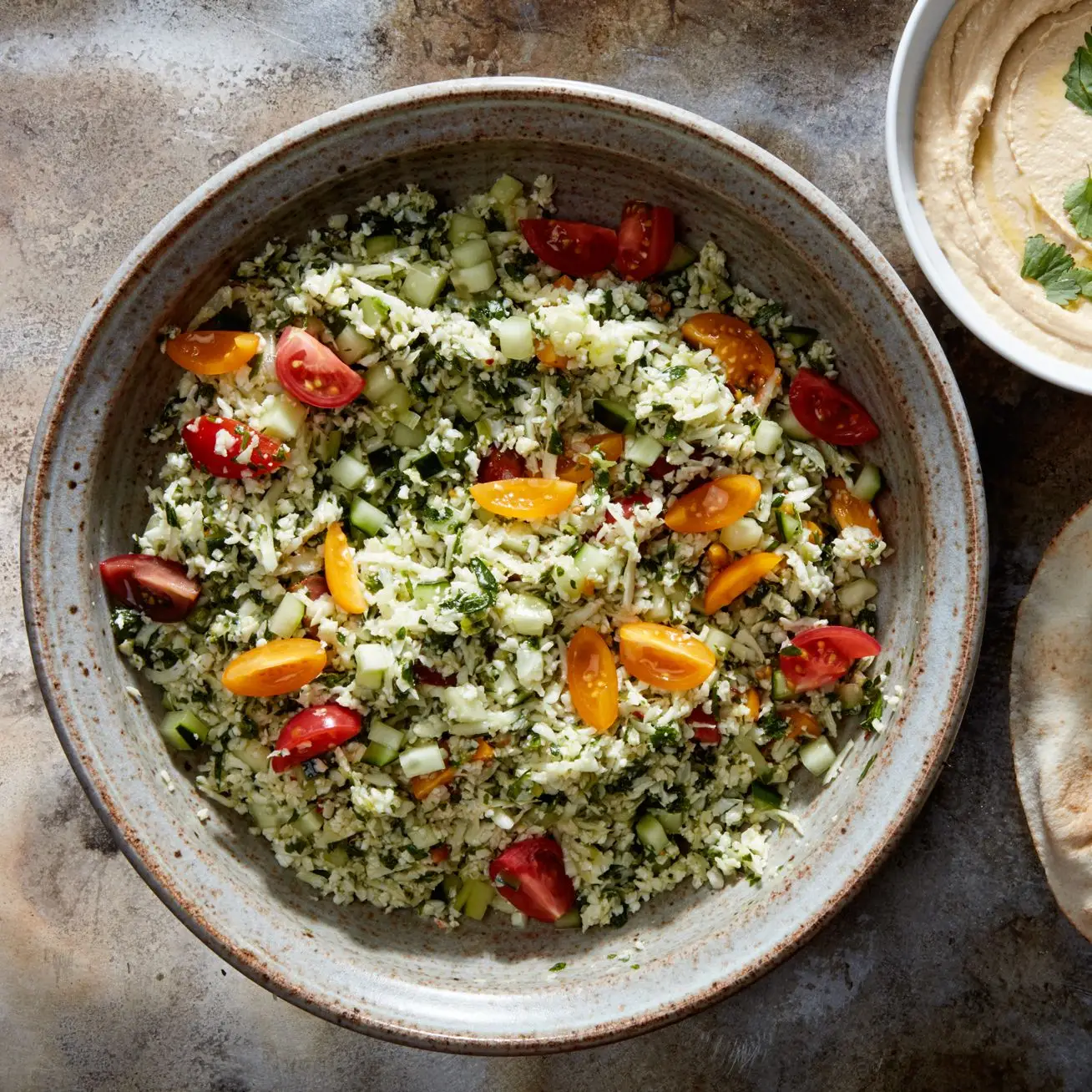 CAULIFLOWER 'RICE' Tabbouleh