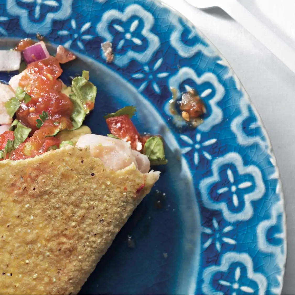 Tacos de ceviche mexicano