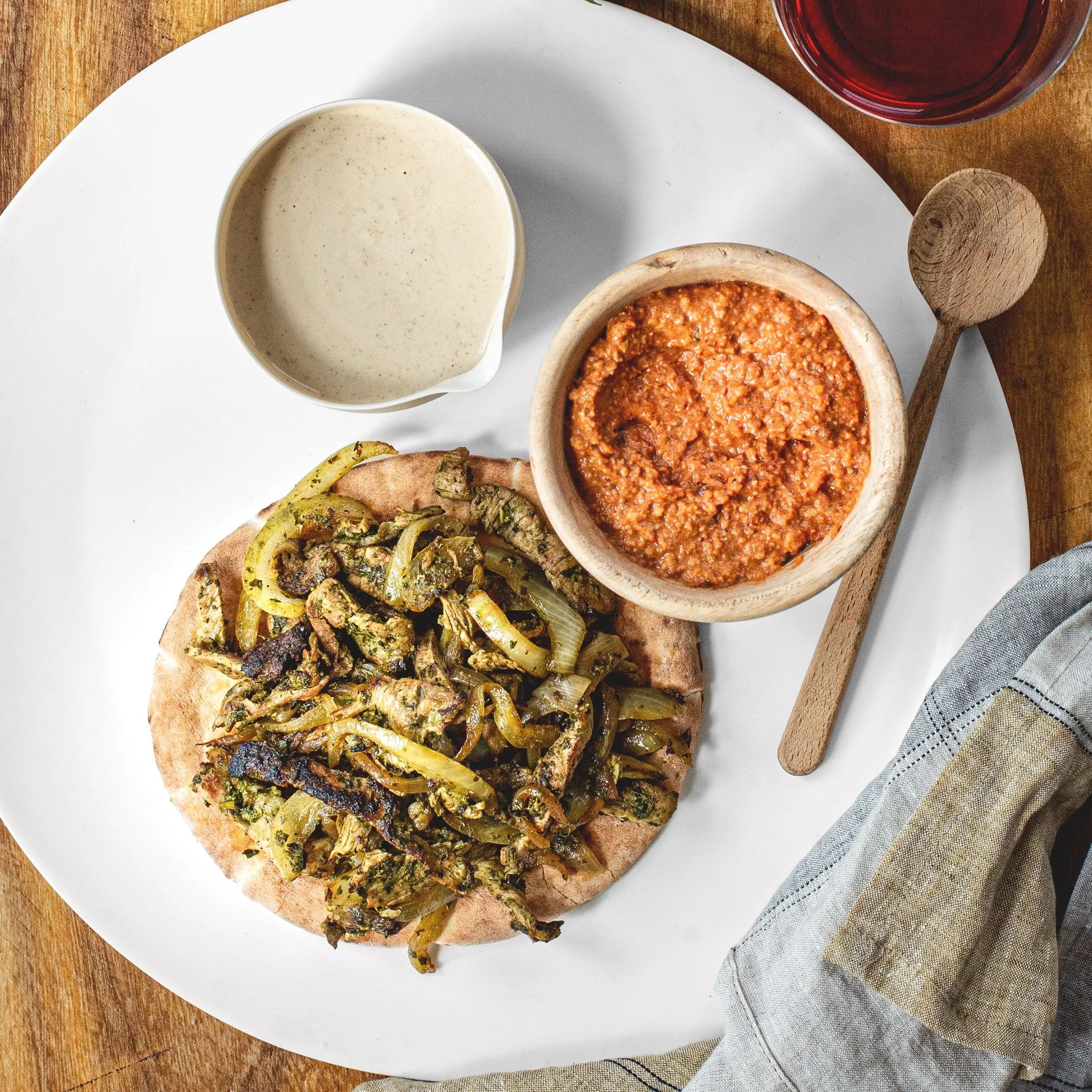 Tacos árabes (tacos de Pors em estilo Puebla)