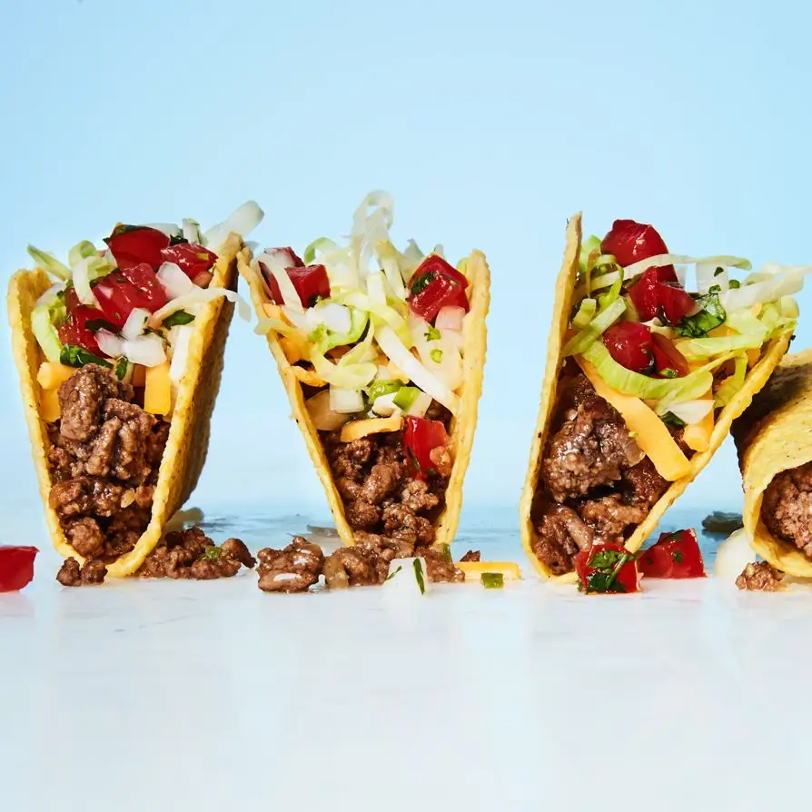 Tacos de carne moída