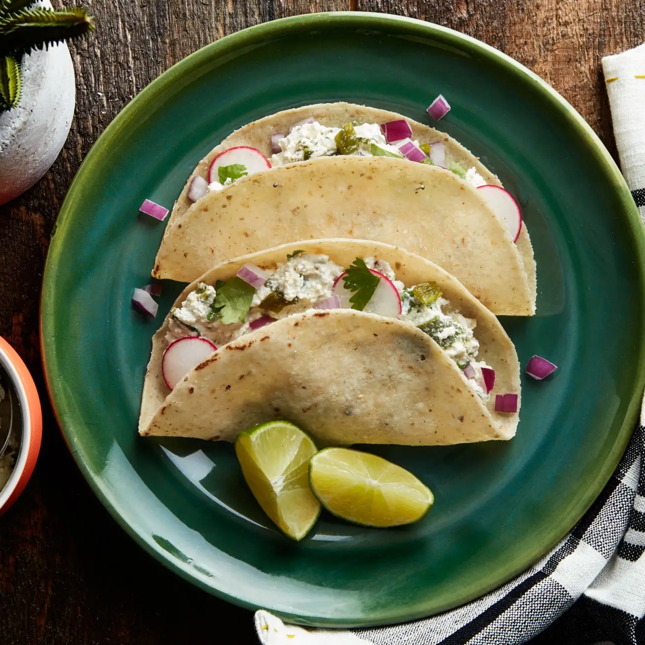 Herby Ricotta-Poblano Tacos