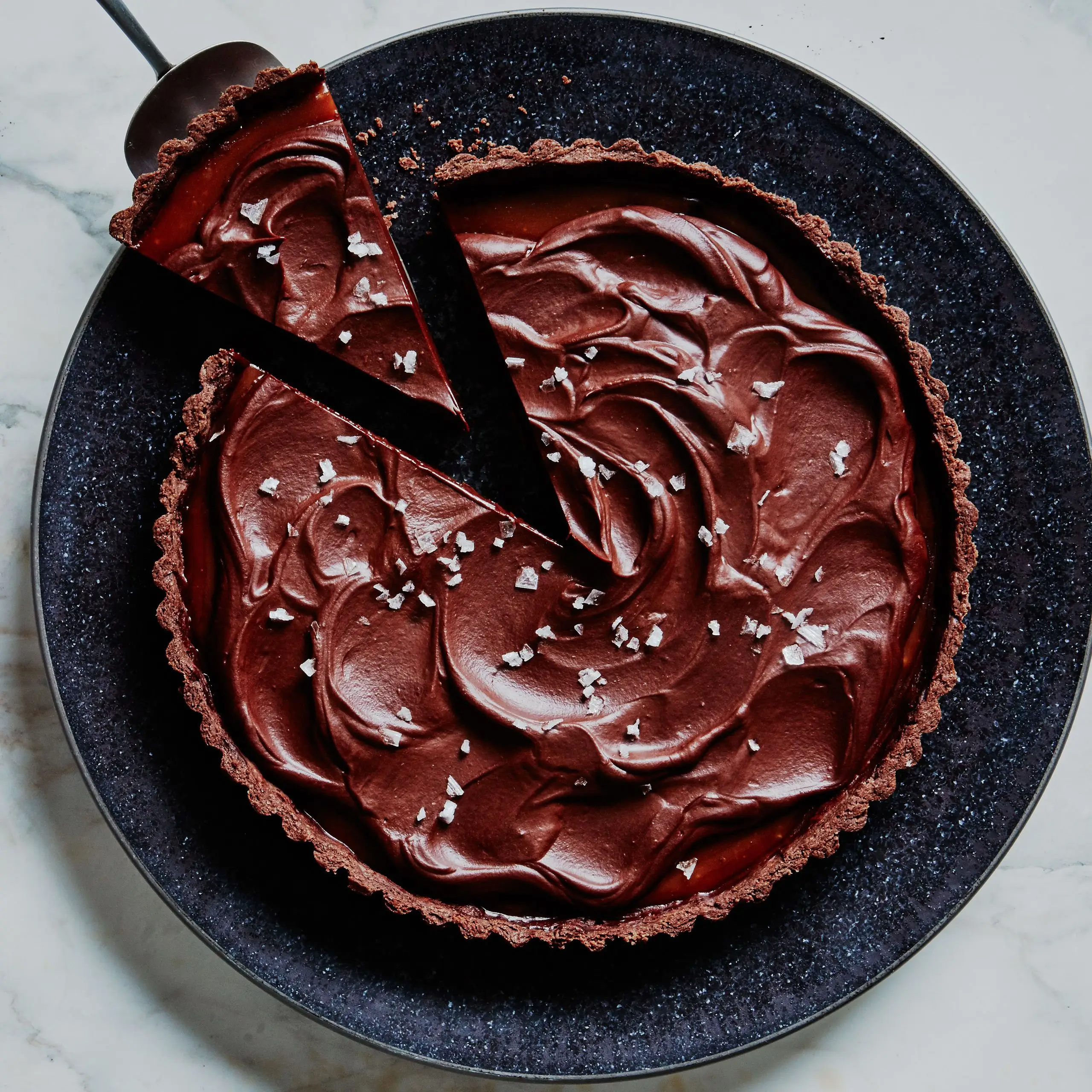 Koláč šalátu karamelo