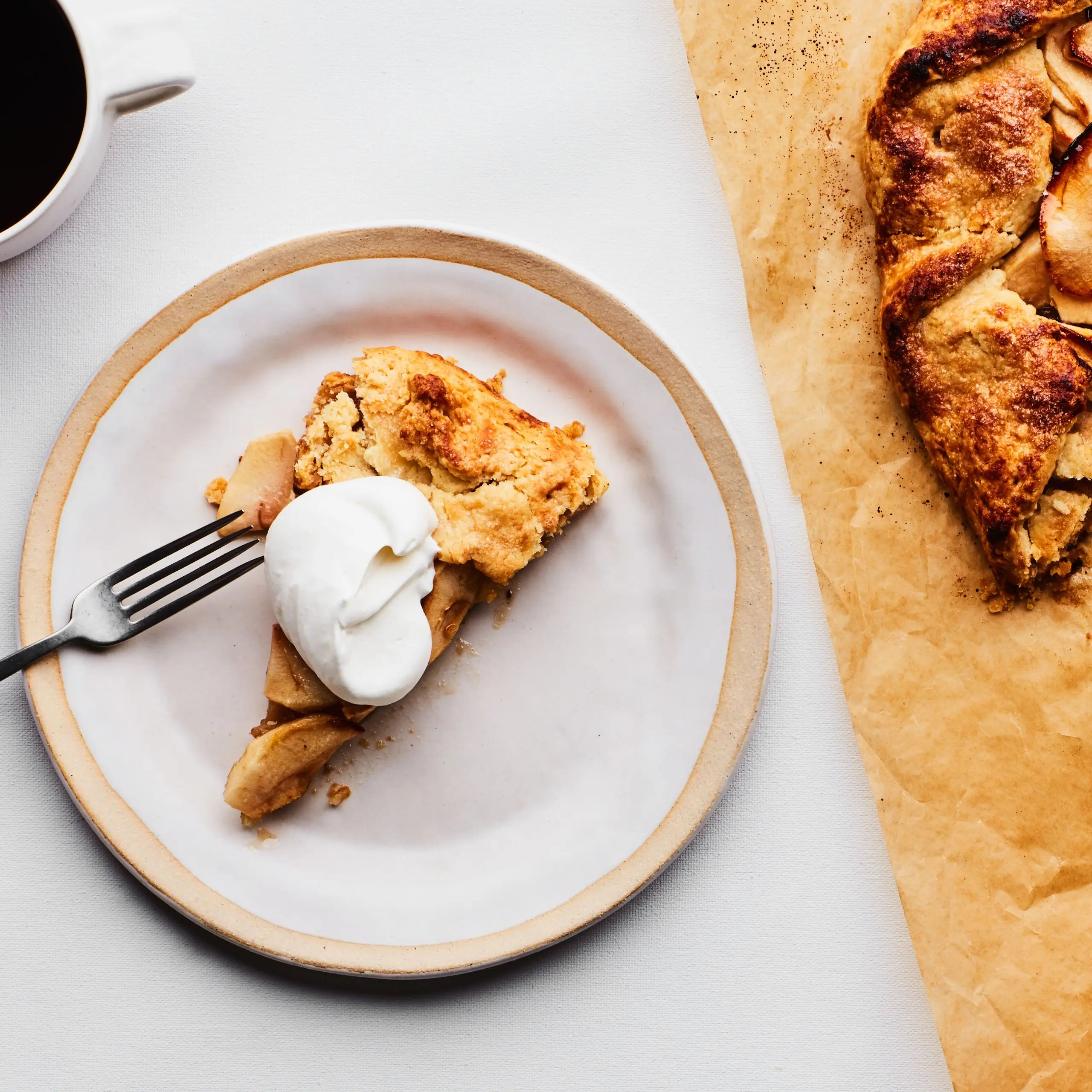 Apple e Calvados Tart (bolo de maçã em Calvados)