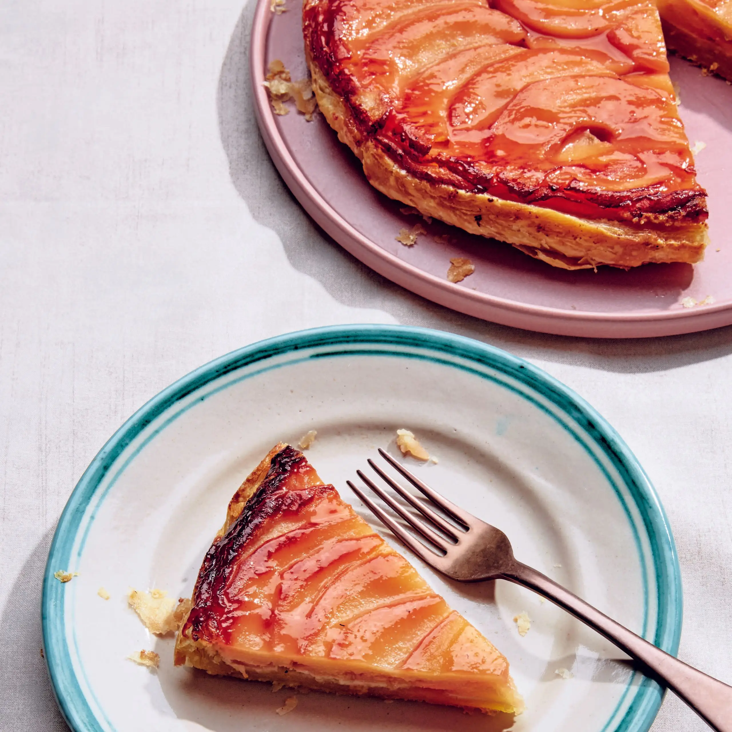 Marmelo e torta de amêndoa com rosé
