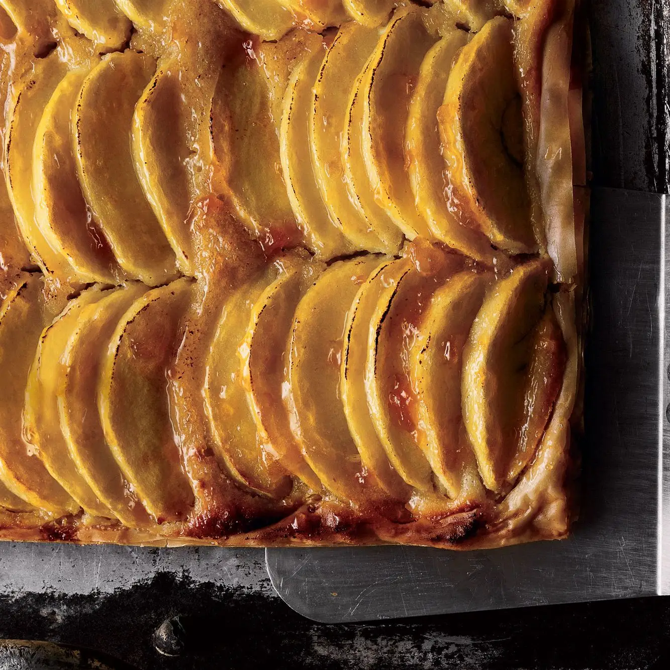 Braeburn Apple e amêndoa crocante Braeburn Tart