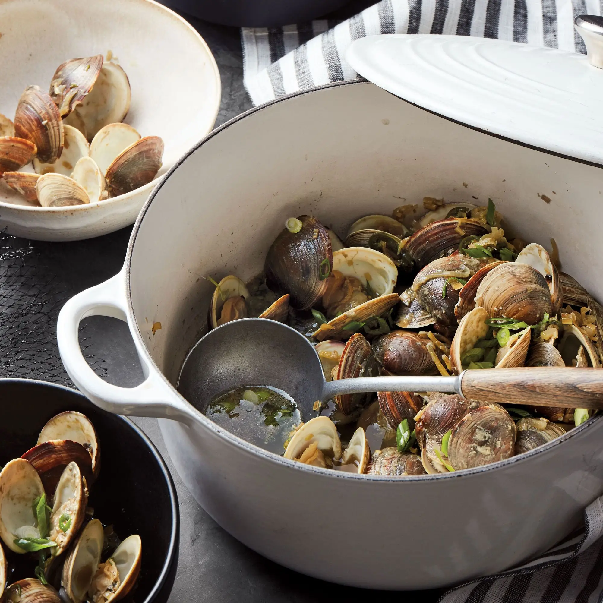 Maconha instantânea de amêijoas de coco tailandês