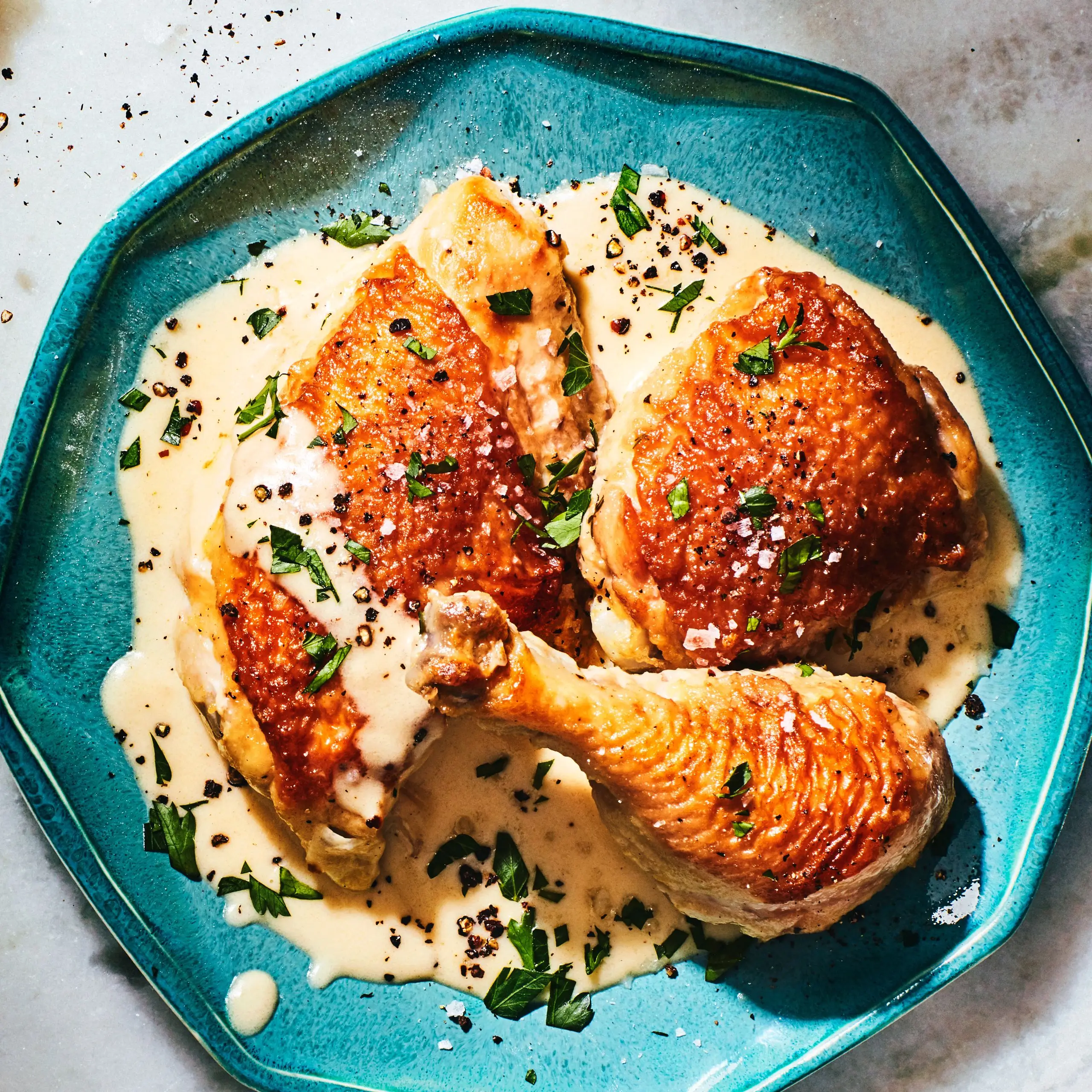 Kuracie fľaša s citrónovou horčicovou omáčkou