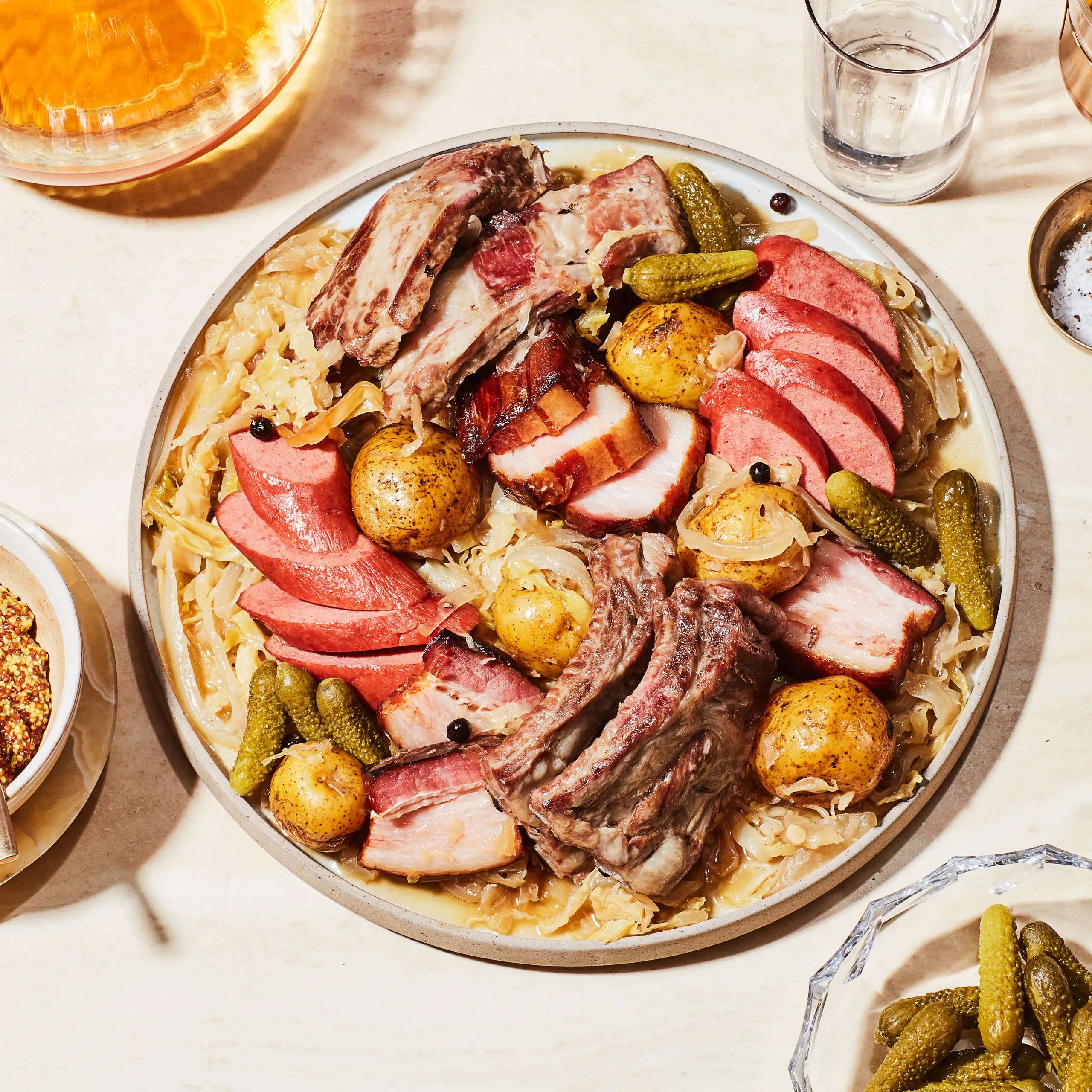 Pote instantâneo Choucroute enfeitado