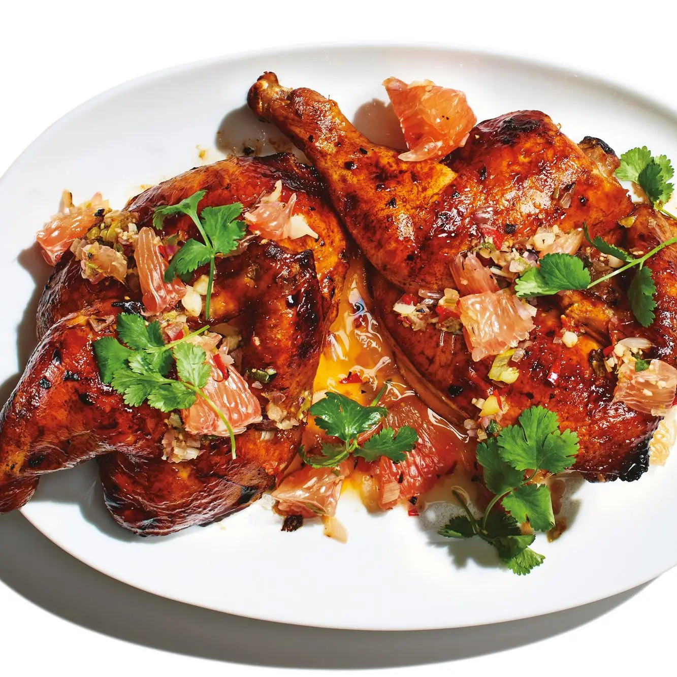 Frango marinado por soja e cítrico