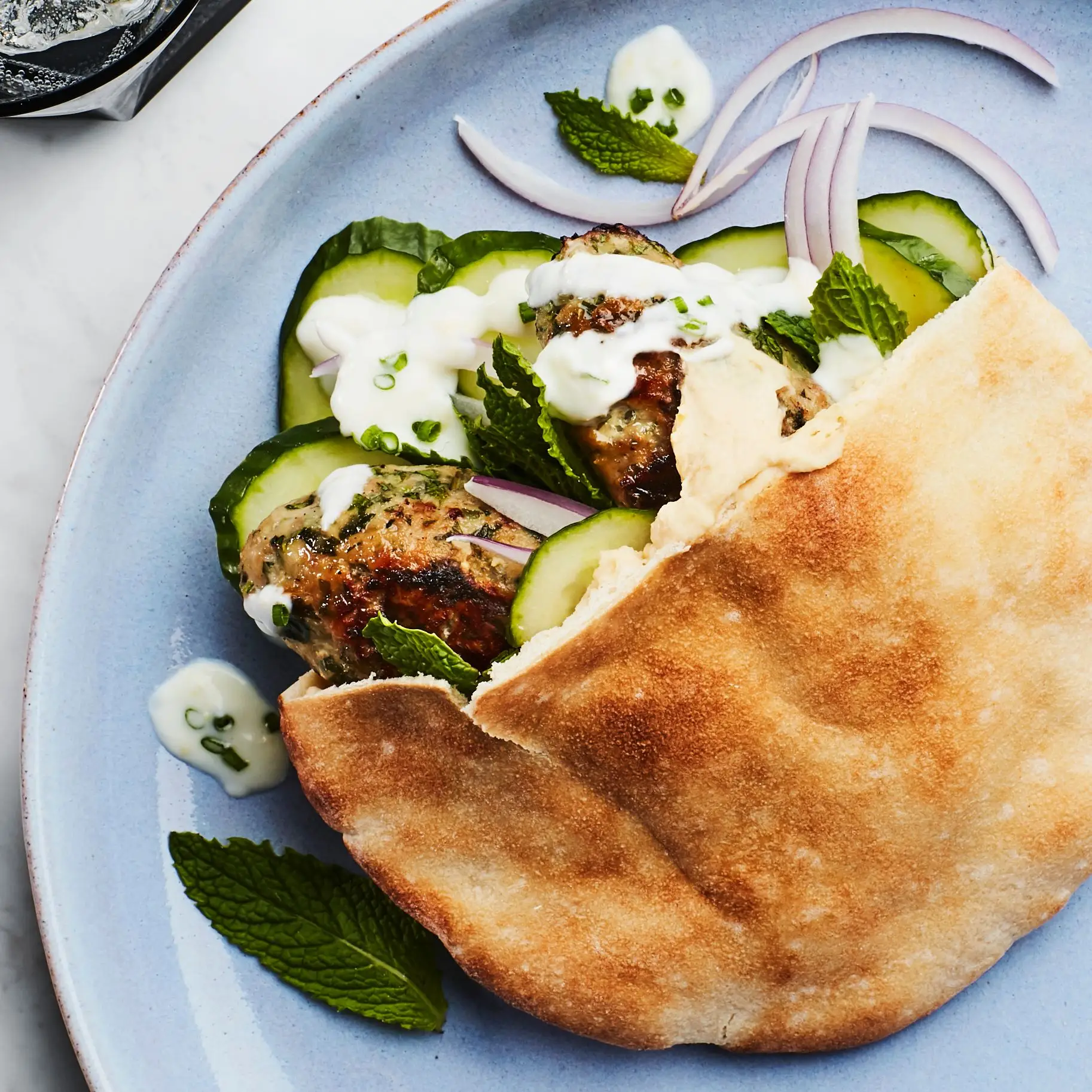 Herby Chicken Kofta Almôndegas